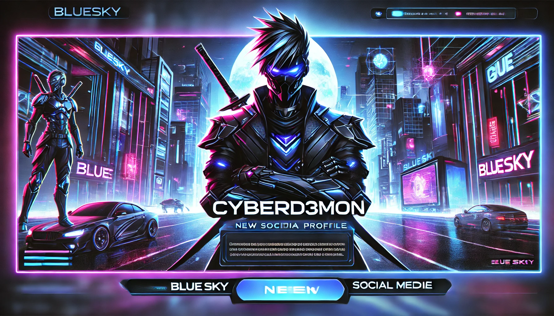 CyberD3m0n Expands Social Presence with New BlueSky Profile